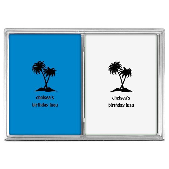 Palm Trees Double Deck Playing Cards